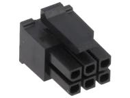 430250600 вилка, Micro-Fit 3.0, 6 контактов, шаг 3мм