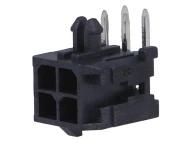 430450400 гнездо, Micro-Fit 3.0, 4 контакта, 5А, 600В
