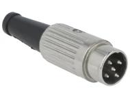 610-0520 вилка, DIN, 5 PIN, 34В, 2А