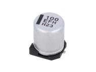 EEEFH1E101XL конденсатор электролитический, low ESR, SMD, 100мкФ, 25В DC, 450мОм
