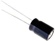 EWH1HM100D11OT конденсатор электролитический, THT, 10мкФ, 50В DC, ±20%