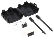 MHDPPK9-DB9S-K D-Sub, 9-контактный, вилка, 250В, 5А