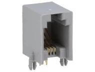 RJ9GPCB-M гнездо, RJ9, 4 контакта, 4p4c