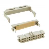 3421-6620 разъем, Receptacle, 20 позиций, шаг 2.54мм, IDC
