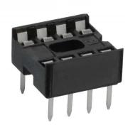 4808-3000-CP гнездо для микросхем, DIP, 8 контактов, 1А