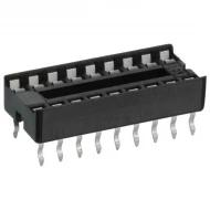 4818-3004-CP гнездо DIP, 18 контактов, 1А, 0.100" шаг