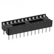 4824-3000-CP гнездо DIP, 24 контакта, 1 А, 0.100" шаг