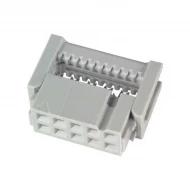 89110-0001 разъем прямоугольный, IDC, 10 позиций, шаг 2.54мм, 26-28 AWG