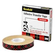 924-1/4"X36YD клейкая лента, Adhesive Transfer, акрил, 0.051мм, 6.35мм