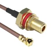 CABLE 161 RF-150-A-1 коаксиальный кабель, IPEX MHF1 to SMA, 150мм, RG-178, 50Ом, 3ГГц