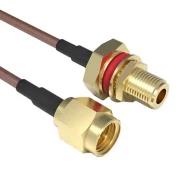 CABLE 243 RF-0300-A-1 коаксиальный кабель, SMA-SMA, 300мм, 50 Ом, 3 ГГц
