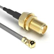 CABLE 348 RF-150-A-1 коаксиальный кабель, SMA Jack, IPEX MHF1 Plug, 50 Ом, 6 ГГц
