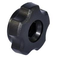 KNH5-HEXF4----- ручка поворотная, Clamping, Fluted, M8, 44.45мм