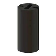 LEDM-2-03 держатель светодиода, 3мм, T1, черный, PVC