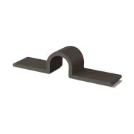 UC-6-RT клипса, U-Type, Polyvinyl Chloride (PVC), Black