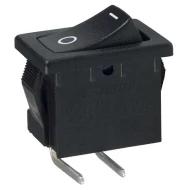R1966ABLKBLKGR переключатель рокерный, SPST, On-Off, 15А, 125В