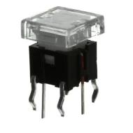 TL1240RQ1JCLR переключатель тактильный, SPST-NO, 0.05А, 12В, LED Red