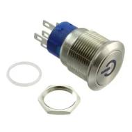 ULV4F2GSS545 переключатель кнопочный, DPDT, 3А, 250В AC, 24В DC