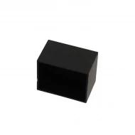 1596B101 корпус, BOX ABS BLACK, Plastic, ABS, Open End(s)
