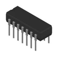 MM74HC125N микросхема логическая, Buffer, Non-Inverting, 4 элемента, 2В ~ 6В
