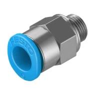 QSM-M6-6 фитинг, прямой, Push-In to Threaded, M6, -1 ~ 10 бар