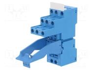 94.03SPA колодка для реле, 11 позиций, DIN Rail, винтовой зажим
