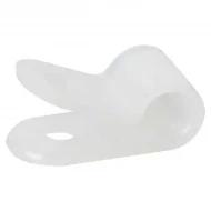 7622 зажим кабельный, P-тип, 4.75мм, Polyamide (PA66), Nylon 6/6, белый