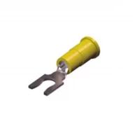 8270 клемма, лопаточная, 10-12AWG, #8, желтый