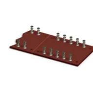 MS272492E1 плата клеммная, Turret Board, 10 позиций, 2 ряда, 9.53мм шаг