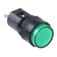 AP6M122-G светодиодный индикатор, LED, зеленый, 24В, IP65