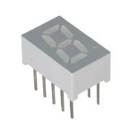 HDSP-201C индикатор LED знакогенерирующий, 7-сегментный, красный, 1.97В, 20мА