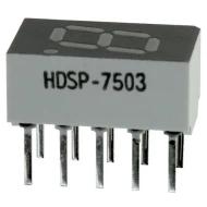 HDSP-7503 индикатор светодиодный, 7-сегментный, красный, 2В, 20мА
