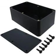 CU-3285 корпус, BOX ABS BLACK, 209.45мм x 130.84мм, 79.38мм, Plastic, ABS
