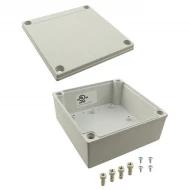 PIP-11767 корпус, пластик, серый, 130мм x 130мм x 60мм