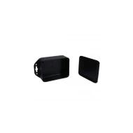 PW-12846-MB корпус, пластик ABS, черный, 114.3мм x 85.85мм x 46.99мм
