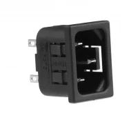 PX0575/30/28 разъем IEC, C14, розетка, 10А, 250В AC