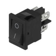 T8550VBAAA переключатель рокерный, DP ON-OFF, 10А, 250В AC