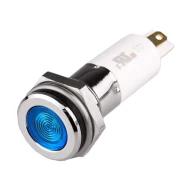 H12F-03B индикатор светодиодный, LED, синий, 3В, 20мА, 200мкд