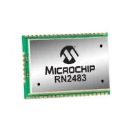 RN2483A-I/RM105 модуль ВЧ приемопередатчика, LoRa, 433.05МГц ~ 870МГц, 300кбит/с, 14дБм