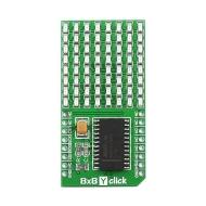 MIKROE-1294 плата дисплея, Opto, LED Matrix, MAX7219, 5В