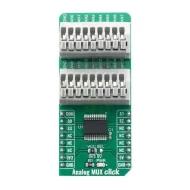 MIKROE-4111 плата расширения, Interface, Multiplexer (MUX), CD74HC4067, 3.3В, 5В