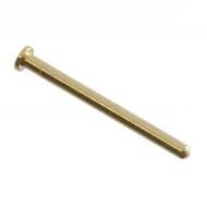 6547-0-00-21-00-00-33-0 клемма - компьютерный штырь, PC Pin, Single End, Nail Head, Brass Alloy, Gold
