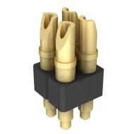 826-22-004-00-005000 соединитель прямоугольный, Piston, 4 контакта, шаг 2.54мм