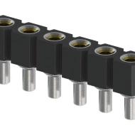 834-43-008-10-001000 разъем прямоугольный, Receptacle, 8 позиций, шаг 2.54мм, сквозное отверстие