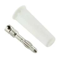 CT2011-9 разъем штекерный типа "банан", Male, Standard Banana, Solderless, White