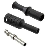 CT3134-S-0 разъем типа банан, гнездо, черный, 12 AWG