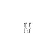 19118-0021 клемма, Krimptite, лопатка, 18-22 AWG, M3.5