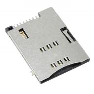 0475530001 разъем для SIM-карт, 8 позиций, Push In/Push Out, SMD