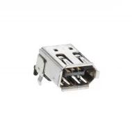 0534620629 разъем Firewire (IEEE 1394), 6 контактов, 0.5А, 40В