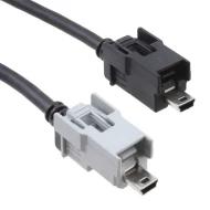 1110145001 кабель USB, Mini B Male to Mini B Male, 1.64' (500.0мм), USB 2.0, экранированный